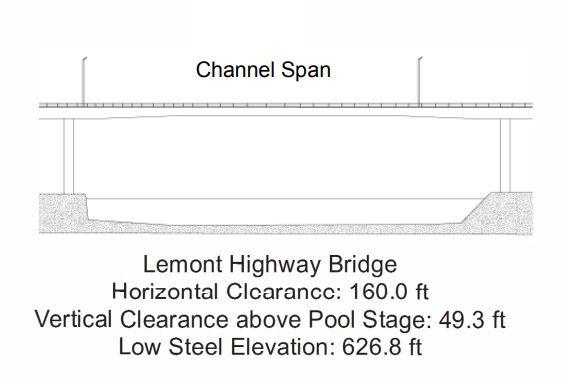 Lemont Hwy Bridge Clearances | Bridge Calculator LLC