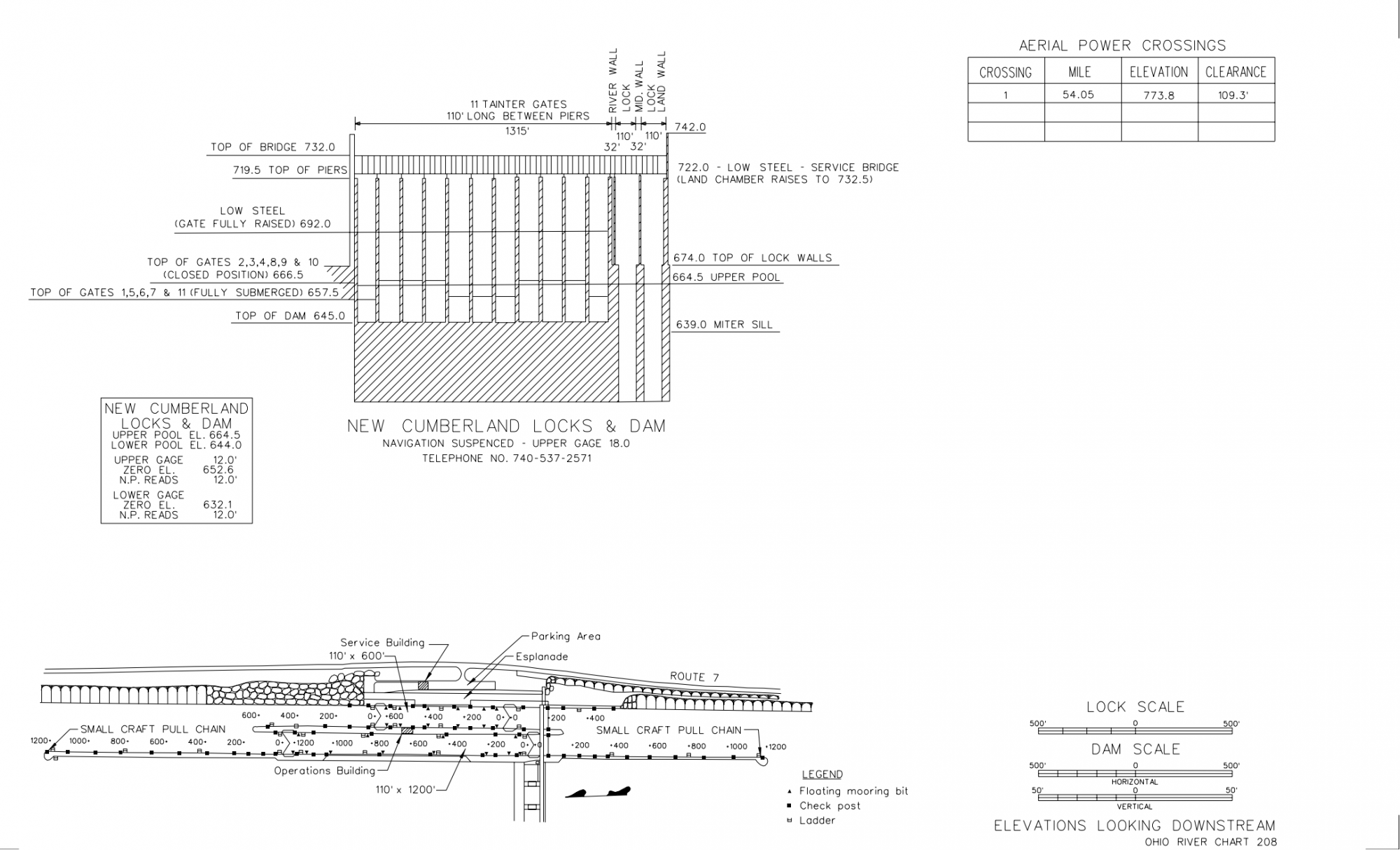 New Cumberland Locks And Bridge Clearances | Bridge Calculator LLC