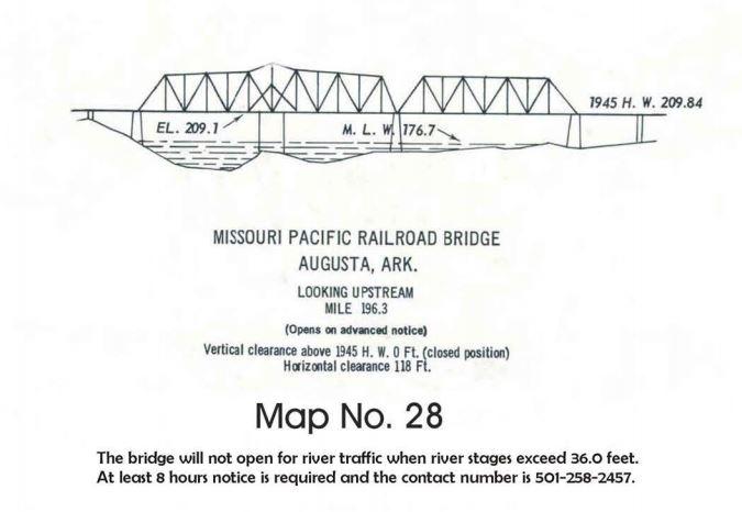 Missouri Pacific RR Bridge Clearances | Bridge Calculator LLC