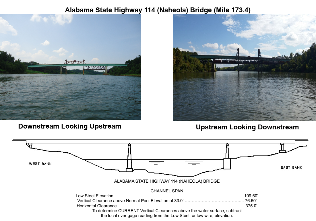 AL State Hwy 114 Clearances | Bridge Calculator LLC